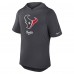 Футболка с капюшоном Houston Texans Nike Anthracite Tri-Blend Performance