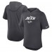 New York Jets Nike Anthracite Tri-Blend Performance Hoodie T-Shirt New York Jets Nike Anthracite Tri-Blend Performance Hoodie T-Shirt