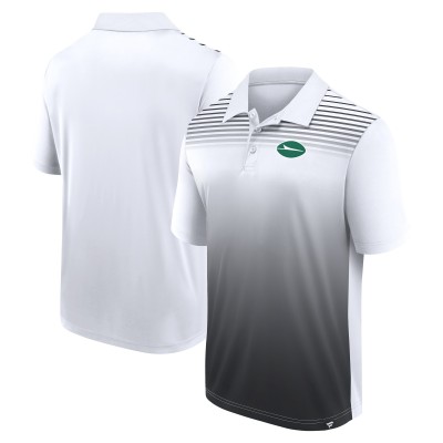 New York Jets Logo Athletic White Sandlot Game Polo