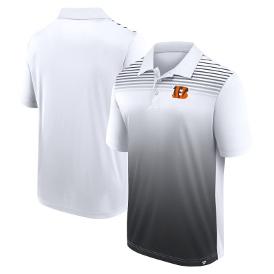 Cincinnati Bengals Logo Athletic White Sandlot Game Polo