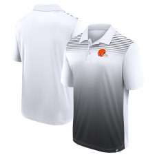 Cleveland Browns Logo Athletic White Sandlot Game Polo