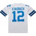 Джерси Dallas Cowboys 1975 Roger Staubach Mitchell & Ness White Authentic Throwback Retired Player