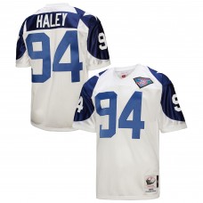 Джерси Dallas Cowboys 1994 Charles Haley Mitchell & Ness White Authentic Throwback Retired Player