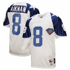 Джерси Dallas Cowboys 1994 Troy Aikman Mitchell & Ness White Authentic Throwback Retired Player
