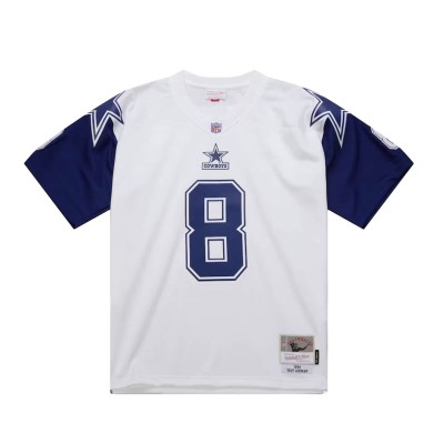 Джерси Dallas Cowboys Troy Aikman Mitchell & Ness White 1994 Alternate Legacy Replica