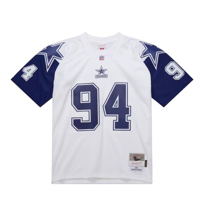 Джерси Dallas Cowboys Charles Haley Mitchell & Ness White 1994 Alternate Legacy Replica