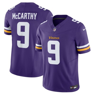 Игровая джерси J.J. McCarthy Minnesota Vikings Nike Vapor F.U.S.E. Limited - Purple