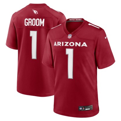 Игровая джерси Number 1 Groom Arizona Cardinals Nike Game - Cardinal