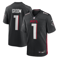 Джерси Atlanta Falcons Number 1 Groom Nike Black Game Джерси Atlanta Falcons Number 1 Groom Nike Black Game