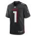 Джерси Atlanta Falcons Number 1 Groom Nike Black Game