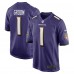 Игровая джерси Number 1 Groom Baltimore Ravens Nike Game - Purple