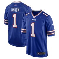 Джерси Buffalo Bills Number 1 Groom Nike Royal Game