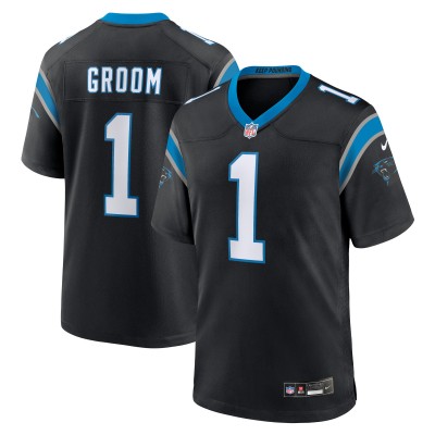 Игровая джерси Number 1 Groom Carolina Panthers Nike Game - Black