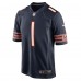 Игровая джерси Number 1 Groom Chicago Bears Nike Game - Navy