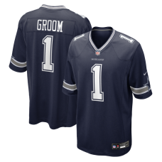 Джерси Dallas Cowboys Number 1 Groom Nike Navy Game Джерси Dallas Cowboys Number 1 Groom Nike Navy Game