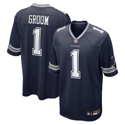 Джерси Dallas Cowboys Number 1 Groom Nike Navy Game
