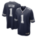 Джерси Dallas Cowboys Number 1 Groom Nike Navy Game Джерси Dallas Cowboys Number 1 Groom Nike Navy Game