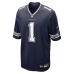Джерси Dallas Cowboys Number 1 Groom Nike Navy Game