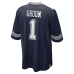 Джерси Dallas Cowboys Number 1 Groom Nike Navy Game