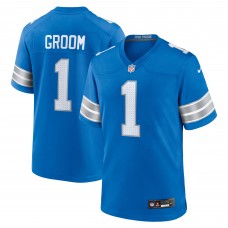 Игровая джерси Number 1 Groom Detroit Lions Nike Game - Blue