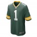 Игровая джерси Number 1 Groom Green Bay Packers Nike Game - Green