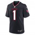 Игровая джерси Number 1 Groom Houston Texans Nike Game - Navy