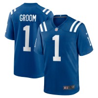 Игровая джерси Number 1 Groom Indianapolis Colts Nike Game - Royal