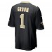 Игровая джерси New Orleans Saints Number 1 Groom Nike Black Game