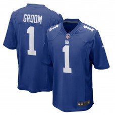 Игровая джерси Number 1 Groom New York Giants Nike Game - Royal