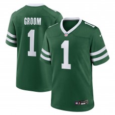 Игровая джерси Number 1 Groom New York Jets Nike Game - Legacy Green