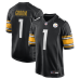 Джерси Pittsburgh Steelers Number 1 Groom Nike Black Game Джерси Pittsburgh Steelers Number 1 Groom Nike Black Game