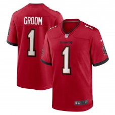 Игровая джерси Number 1 Groom Tampa Bay Buccaneers Nike Game - Red