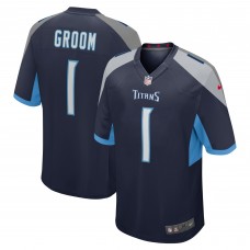 Игровая джерси Number 1 Groom Tennessee Titans Nike Game - Navy