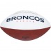Мяч американского футбола NFL Bo Nix Denver Broncos Autographed Authentic Franklin