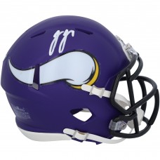 J.J. McCarthy Minnesota Vikings Autographed Fanatics Authentic Riddell Speed Mini Helmet