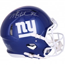 Michael Strahan New York Giants Autographed Fanatics Authentic Riddell Speed Authentic Helmet