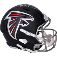 Michael Penix Jr. Atlanta Falcons Autographed Fanatics Authentic Riddell Speed Replica Helmet