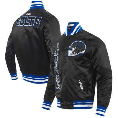 Unisex Indianapolis Colts Pro Standard Black Indiana Nights Colts Bomber Jacket