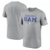 Los Angeles Rams Nike 2024 NFL Training Camp Legend Performance T-Shirt - Heather Gray