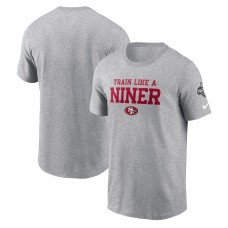 Футболка San Francisco 49ers Nike 2024 NFL Training Camp Legend Performance - Heather Gray
