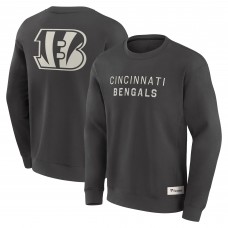 Cincinnati Bengals Fanatics Charcoal Elements Future Ground Lettering Pullover Sweatshirt
