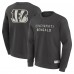 Cincinnati Bengals Fanatics Charcoal Elements Future Ground Lettering Pullover Sweatshirt
