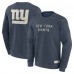 New York Giants Fanatics Navy Elements Future Ground Lettering Pullover Sweatshirt