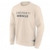 Cincinnati Bengals Fanatics Cream Elements Future Ground Lettering Pullover Sweatshirt
