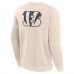 Cincinnati Bengals Fanatics Cream Elements Future Ground Lettering Pullover Sweatshirt