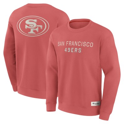 San Francisco 49ers Fanatics Red Elements Future Ground Lettering Pullover Sweatshirt