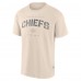 Kansas City Chiefs Fanatics Cream Elements Weathered Tonal Future Ground T-Shirt