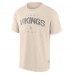 Minnesota Vikings Fanatics Cream Elements Weathered Tonal Future Ground T-Shirt