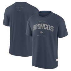 Футболка Denver Broncos Fanatics Navy Elements Weathered Tonal Future Ground