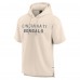 Cincinnati Bengals Fanatics Cream Elements Future Ground Lettering Short Sleeve Pullover Hoodie